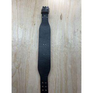 Altus Weight Lifting Belt Old School Genuine Leather Black Medium (28-34)
